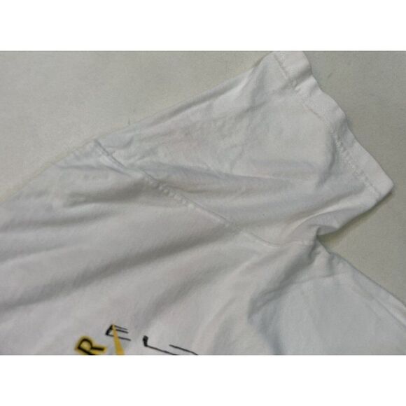 VINTAGE Rain Forest Gorilla Monkey Graphic T-shirt Men Large White Short Sleeve - Picture 5 of 9